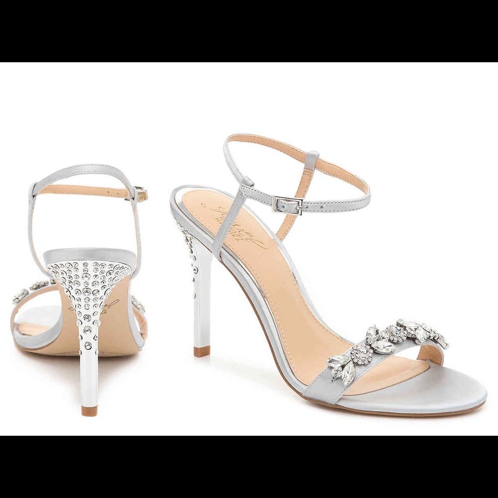 Jewel Badgley Mischka Satin Heel
